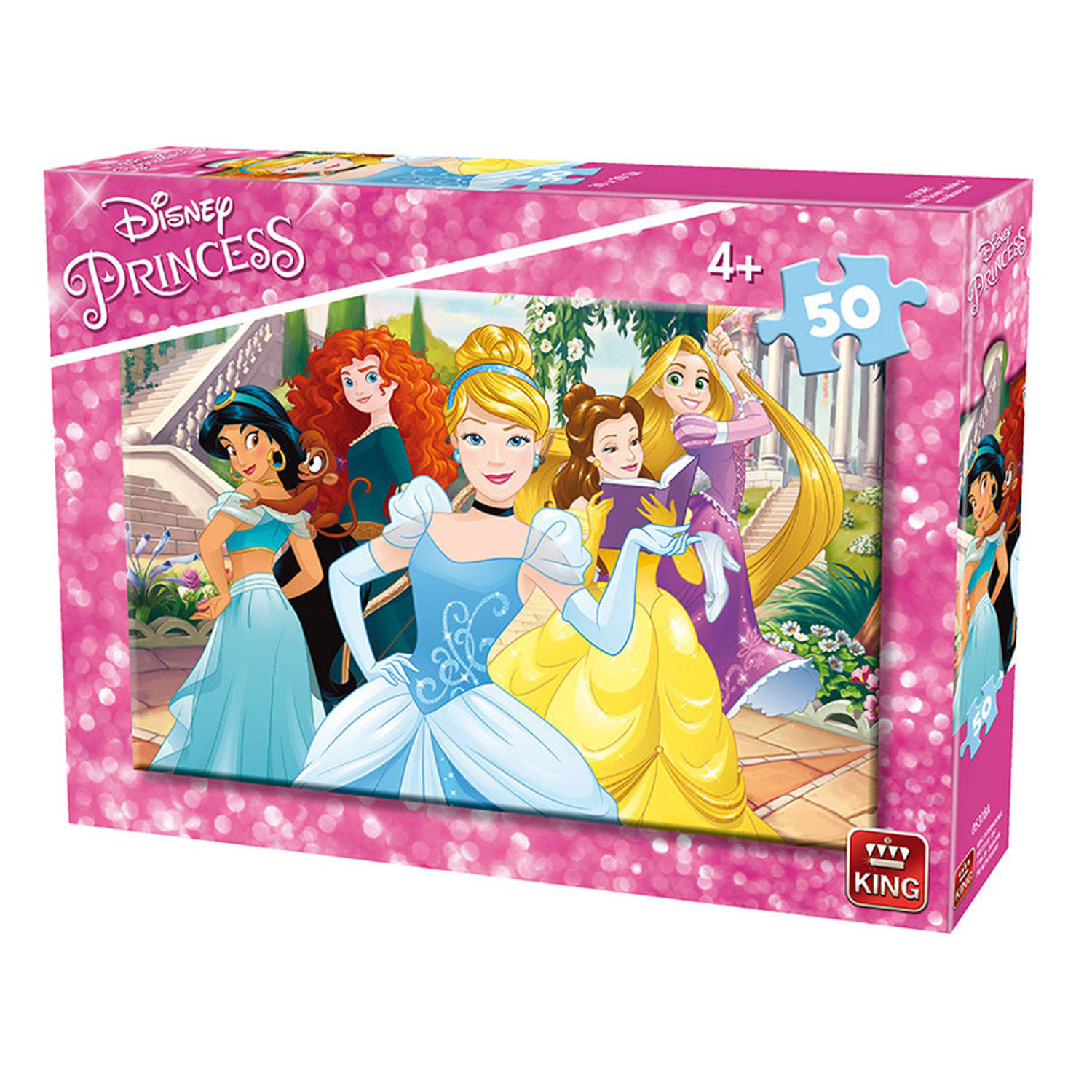 Voorbereiding Bekritiseren Beukende King puzzel Disney Princess - 50 stukjes | Blokker