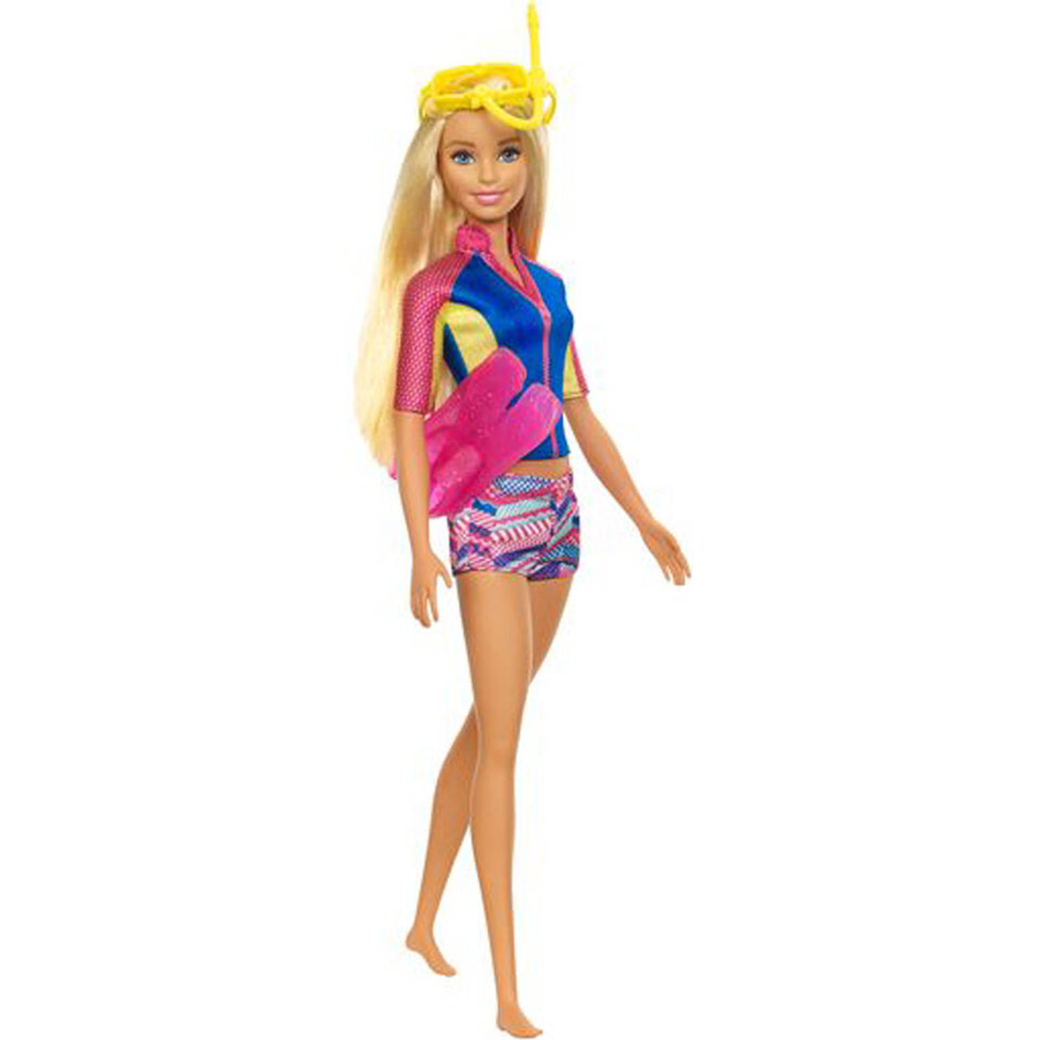 Emigreren climax Slagschip Barbie magische dolfijn met snorkelset | Blokker