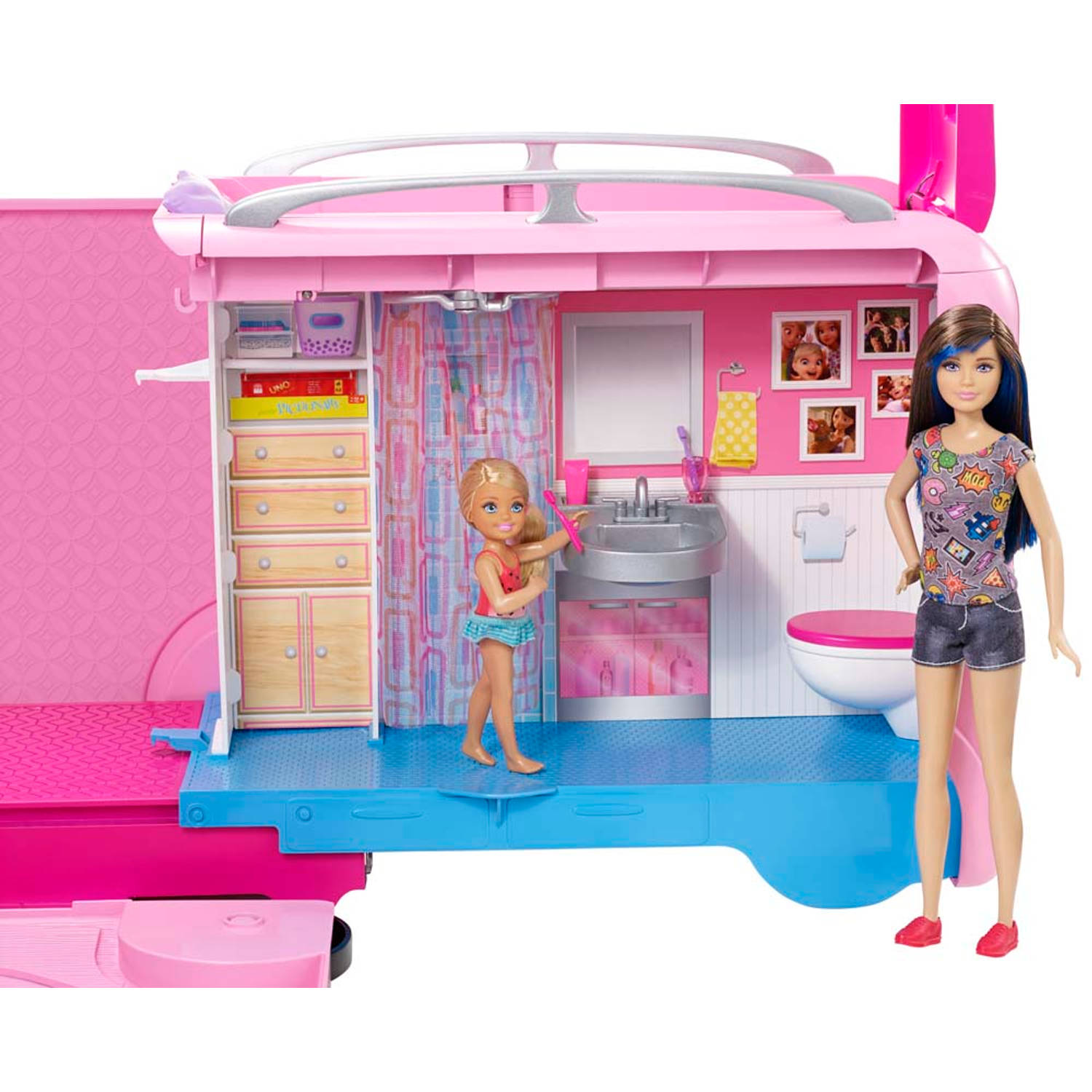 ondanks Fysica paperback Barbie Droomcamper speelset - roze | Blokker