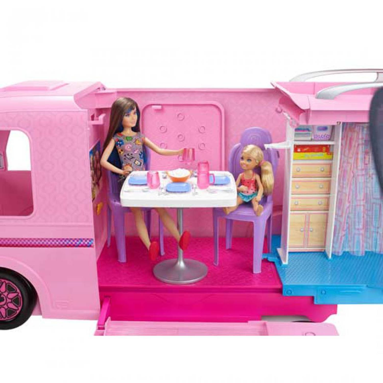 Flash vastleggen vermoeidheid Barbie Droomcamper speelset - roze | Blokker