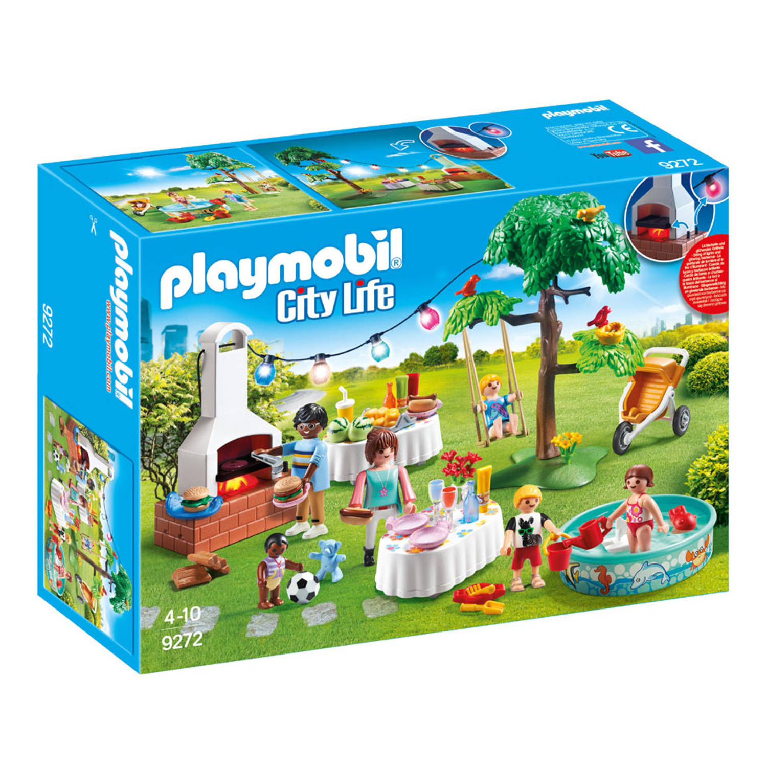 PLAYMOBIL City Life Familiefeest met barbecue - 9272