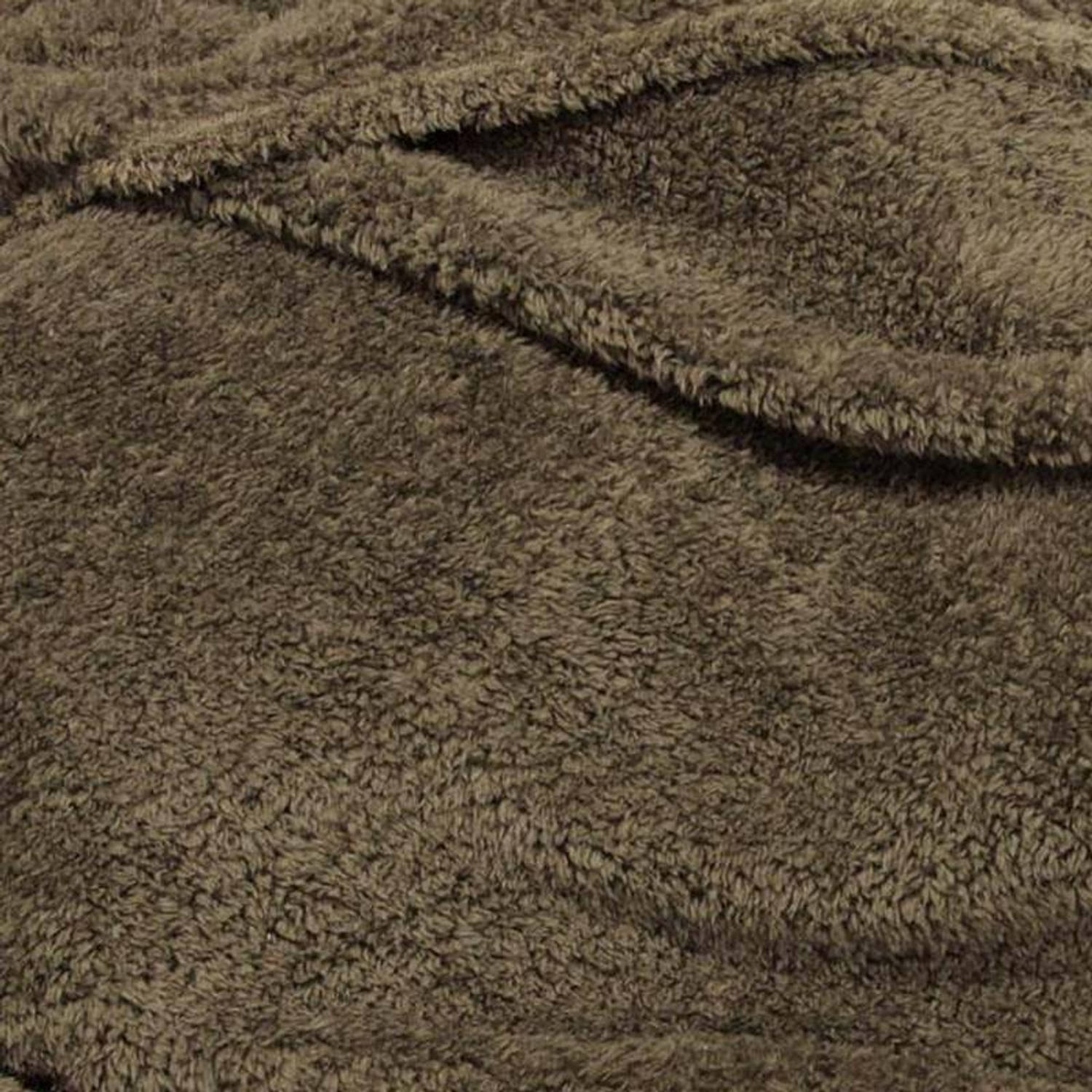 Unique Living - Living Teddy fleece plaid |