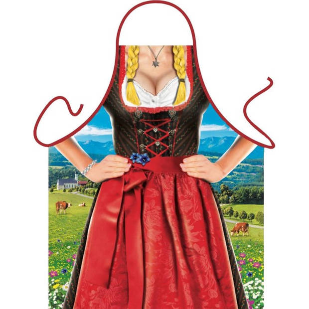 Alpendirndl - Grappig Leuk Tirol Tiroler Schort Keukenschort