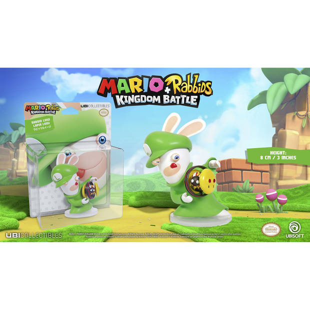Mario + Rabbids Kingdom Battle - Rabbid Luigi figuur - 8 cm
