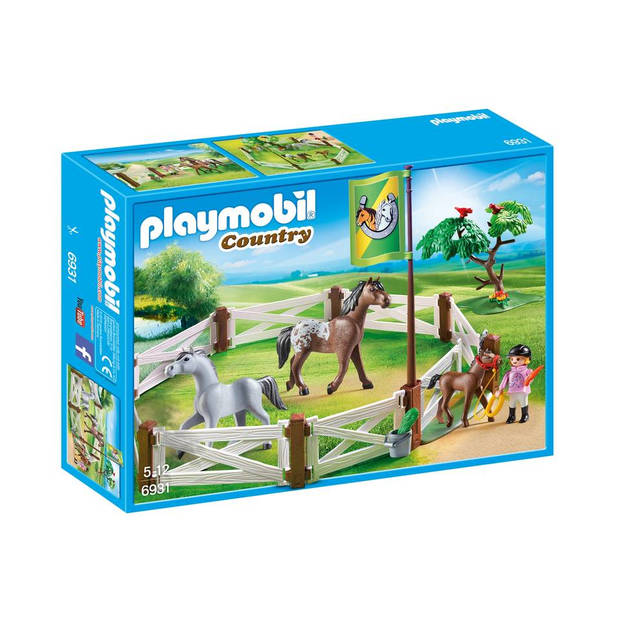 PLAYMOBIL Country paardenweide 6931