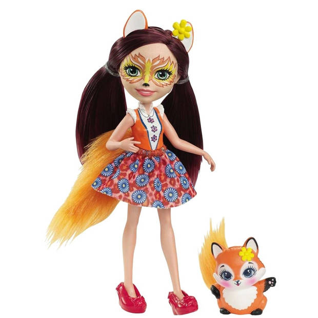 Mattel Enchantimals tienerpop Felicity Fox 16 cm 2-delig