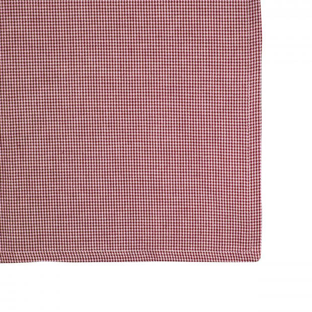 KOM Amsterdam tafelkleed Feston Grid - rood - 150x250 cm