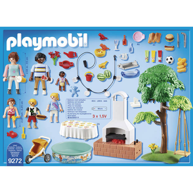 PLAYMOBIL City Life familiefeest met barbecue 9272