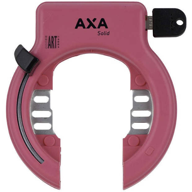 AXA ringslot Solid ART** roze