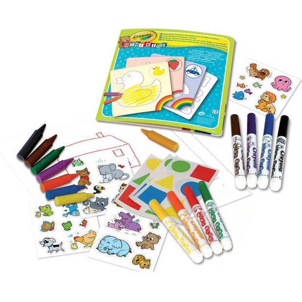 Crayola Mini Kids: kleur en sticker set