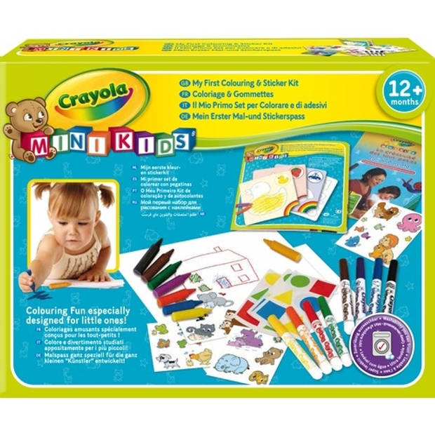 Crayola Mini Kids: kleur en sticker set