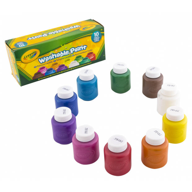 Crayola Potjes met afwasbare verf 10 stuks