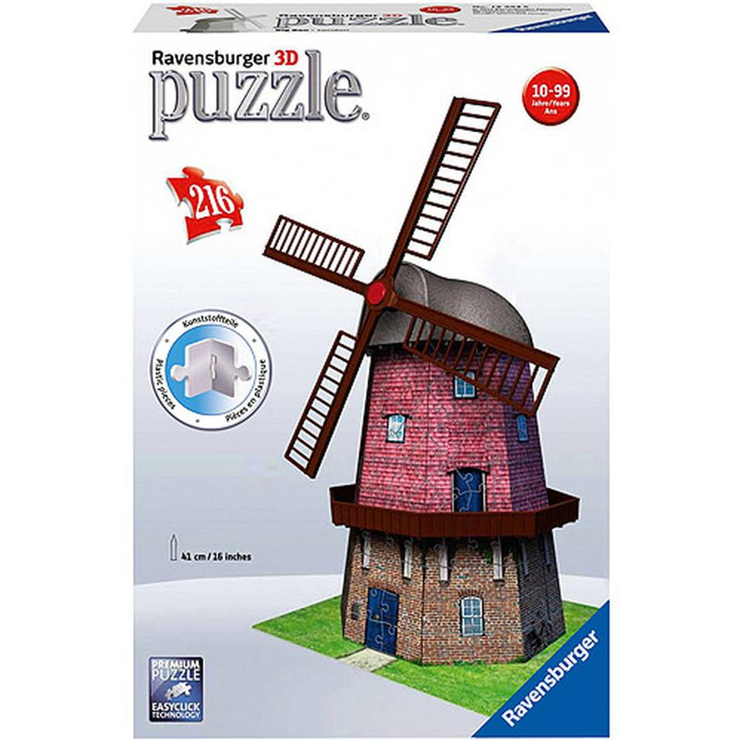 Ravensburger 3D puzzel windmolen 216 stukjes | Blokker