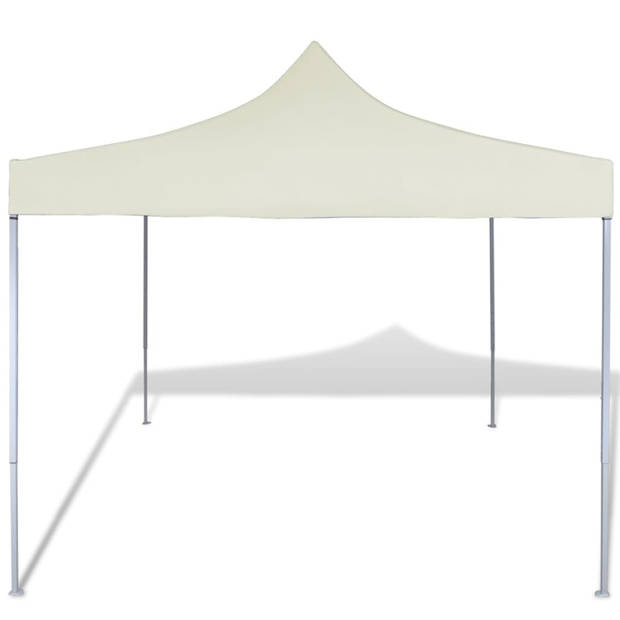 vidaXL Partytent inklapbaar 3x3 m crème