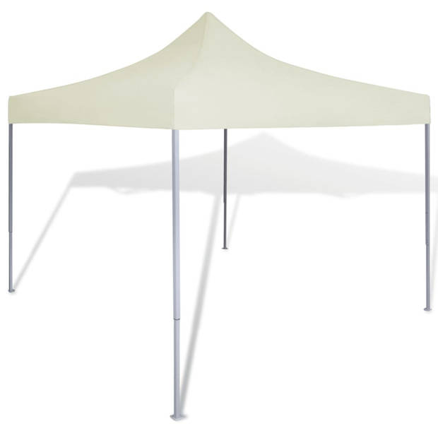 vidaXL Partytent inklapbaar 3x3 m crème