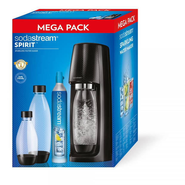 SodaStream Spirit Mega Pack bruiswatertoestel - incl. 3 flessen