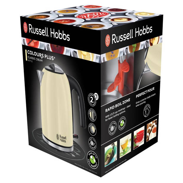 Russell Hobbs Colours Plus waterkoker 20415-70 - Creme - 1,7 liter