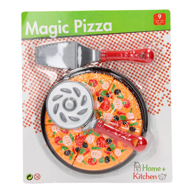 Johntoy Home and Kitchen speelset pizza 9-delig