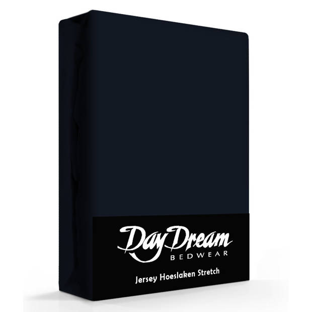Day Dream Jersey Hoeslaken navy-180 x 200 cm