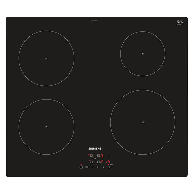 Siemens eu611beb1e elektrische kookplaten - zwart