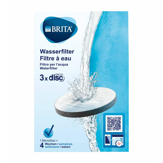 BRITA filterpatronen - Waterfilter - Waterfilterpatronen - MicroDisc 3 Stuks - Voordeelverpakking