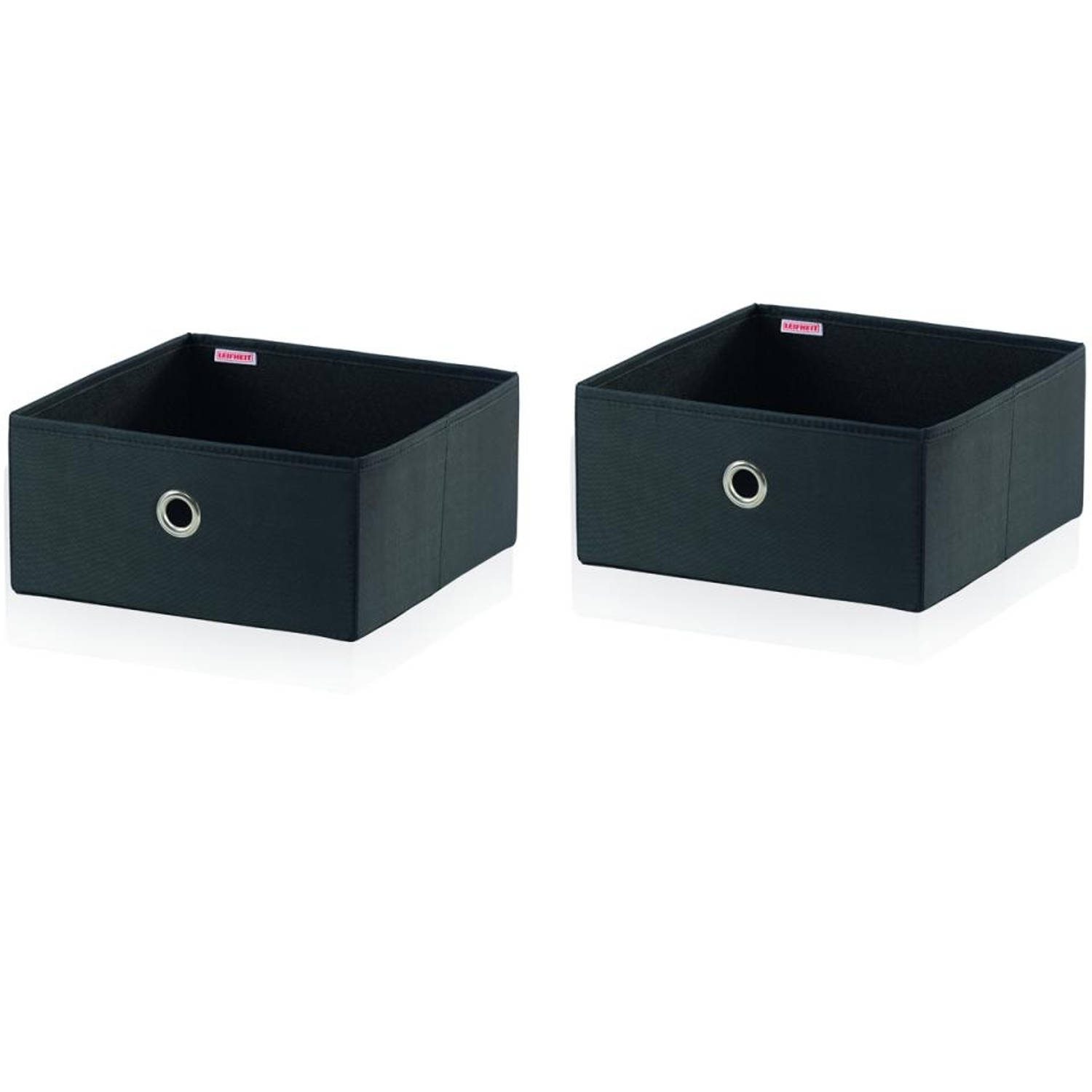 Leifheit Small Box - set van 2 - zwart
