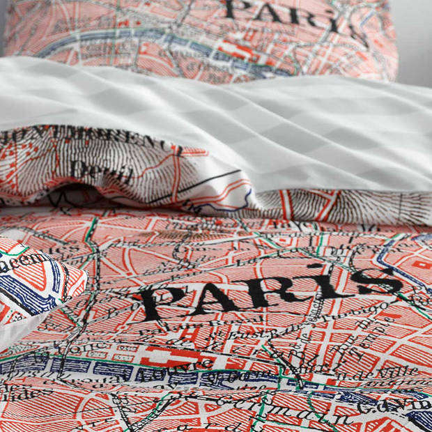 Covers & co dekbedovertrek paris citymap-140x200/220