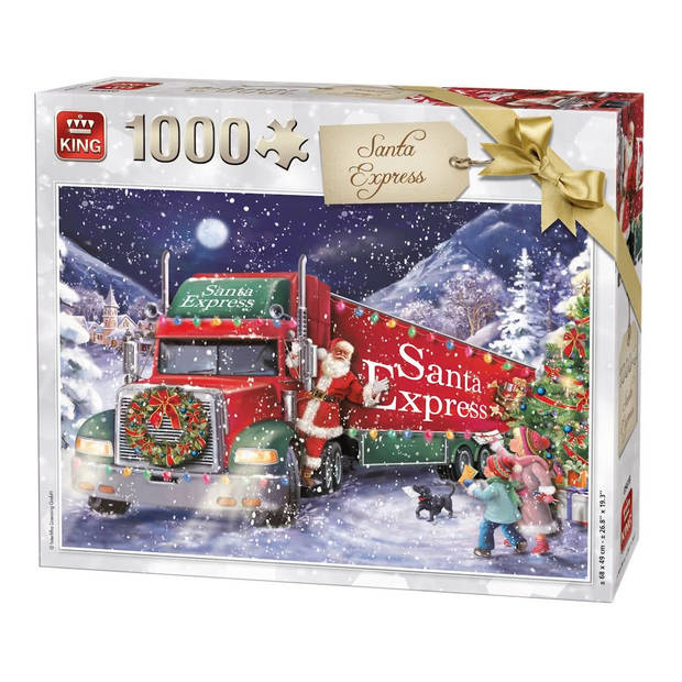 King puzzel Santa express - 1000 stukjes