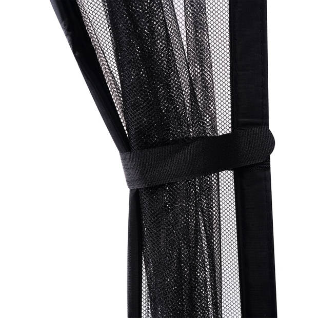 O'DADDY deurgordijn - vliegengordijn magnetisch - 100x230cm - hor zwart