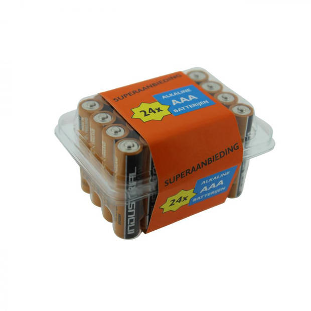Duracell AAA batterij industrial alkaline - 24 stuks