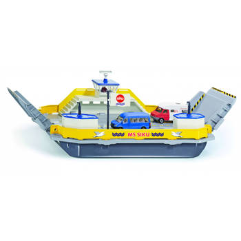 SIKU Autoveerboot met 2 speelgoedauto's - 1750