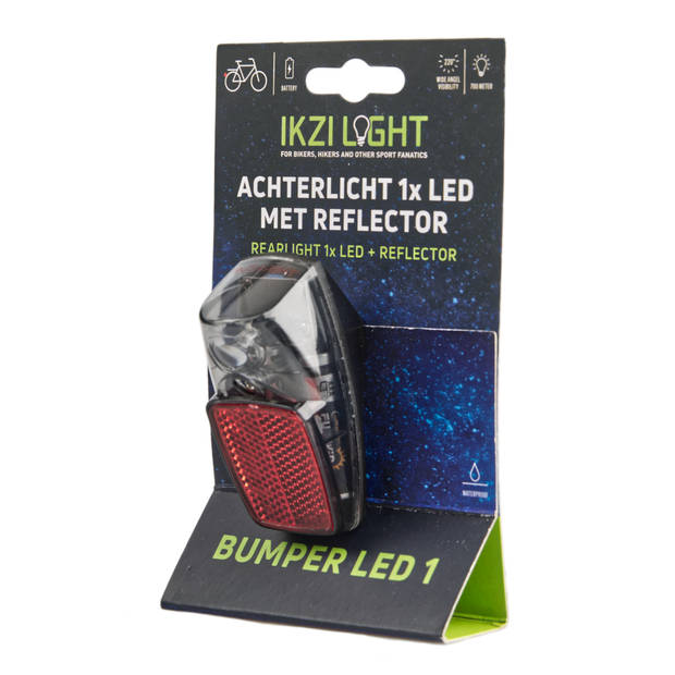 Ikzi Light Batterij Achterlicht Led Spatbordbevestiging Rood