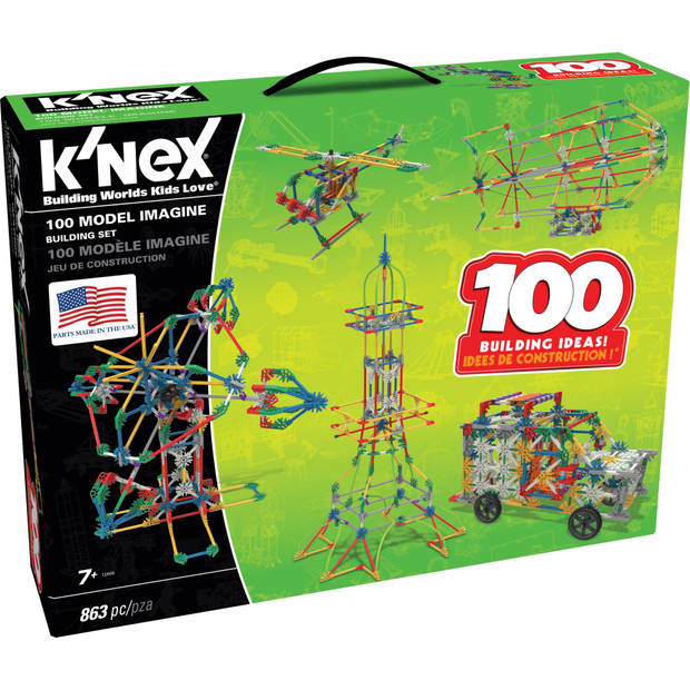 K'NEX Building Sets - 100 Model Set 800-delig