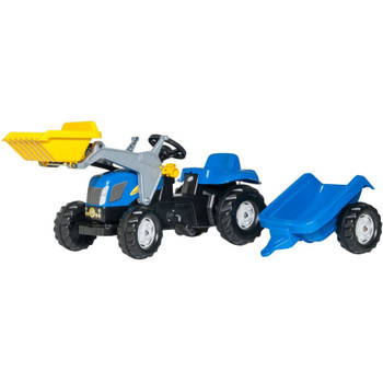 Rolly Toys traptractor RollyKid NH T7040 junior blauw