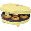 Bestron donutmaker Sweet Dreams 25,7 cm 700W staal geel