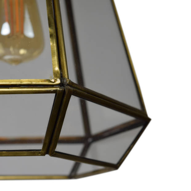 Urban interiors - geo2 hanglamp - brass , goud