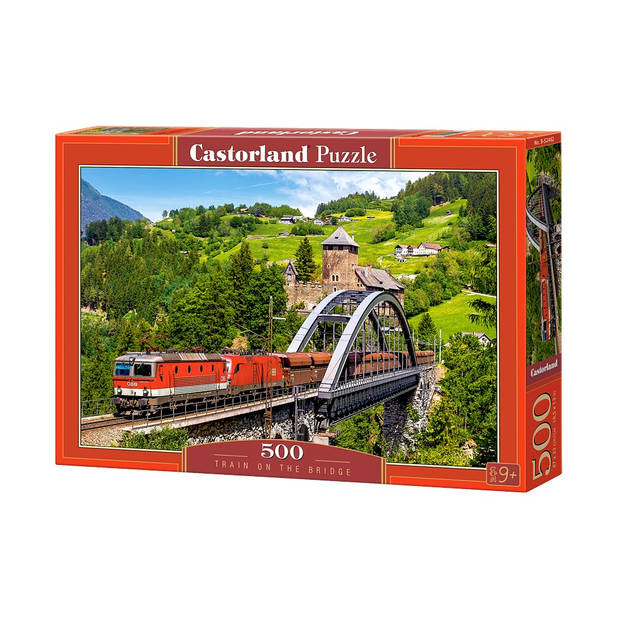 Castorland legpuzzel train on the bridge 500 stukjes