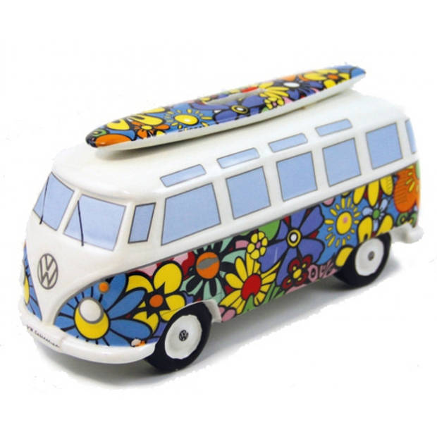 Hippie VW bus spaarpotten 21 cm - Spaarpotten