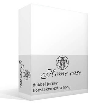 Home Care dubbel jersey hoeslaken extra hoog - Lits-jumeaux (160/180x200/220 cm)
