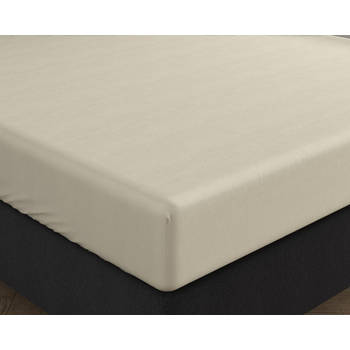 Dreamhouse Hoeslaken Dubbel Jersey - 80/100x220 - 100% Katoen - Creme