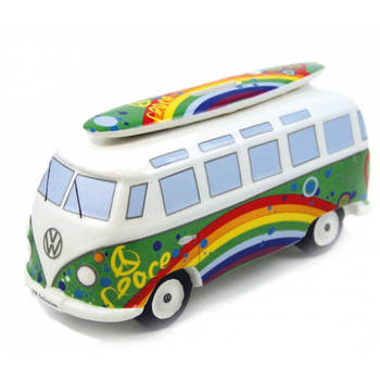 Peace VW bus spaarpotten 21 cm - Spaarpotten