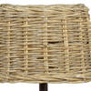 Clayre & eef lampenkap 25x18x16 cm / e27 - bruin - rotan