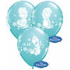 6x stuks Blauwe Disney Frozen thema ballonnen - Ballonnen