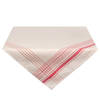Clayre & eef tafelkleed 130x180 cm - wit, rood - katoen, 100% katoen