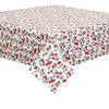 Clayre & eef tafelkleed 100x100 cm - wit, groen, rood, blauw - katoen, 100% katoen