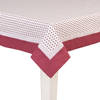 Clayre & eef tafelkleed 150x150 cm - rood - katoen, 100% katoen