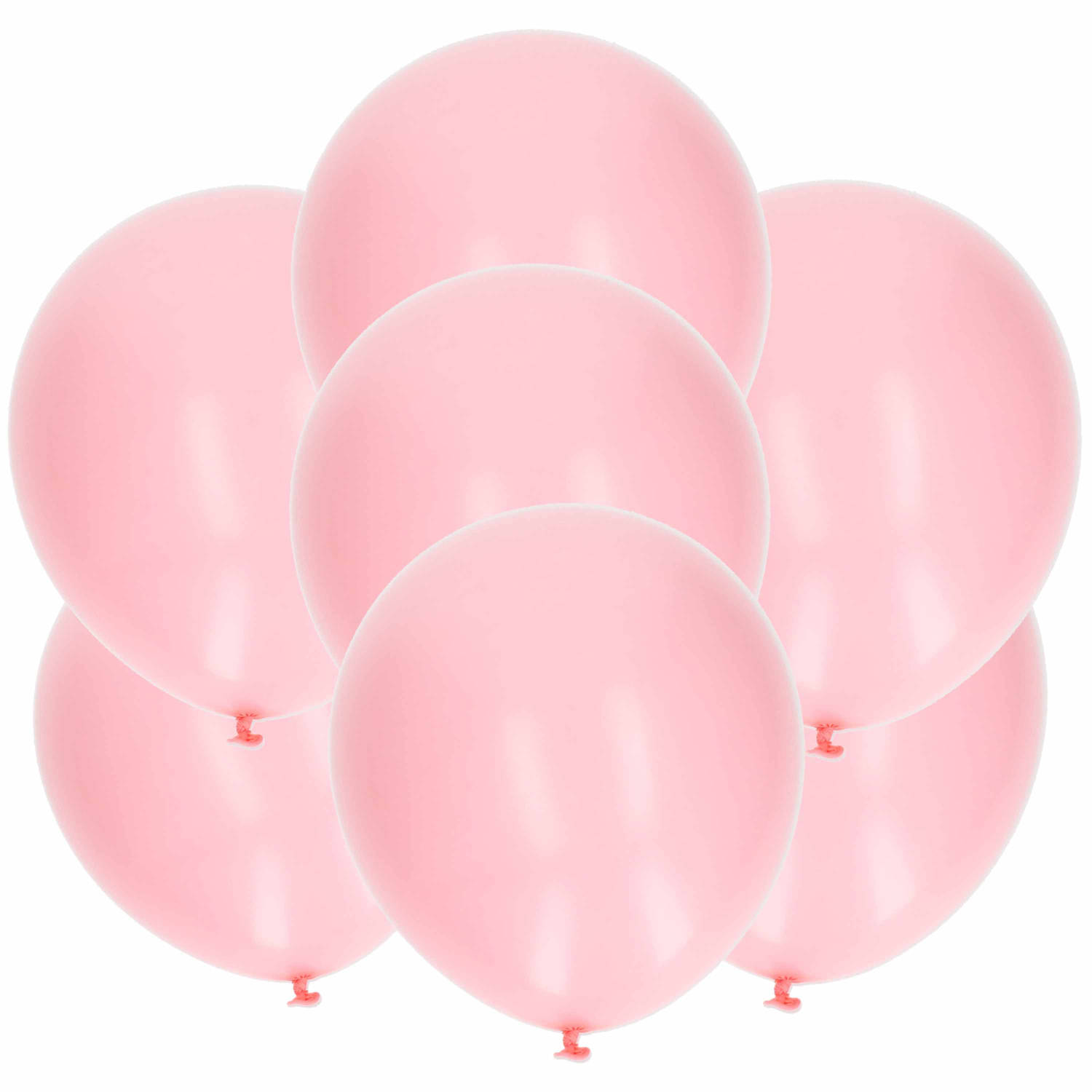 Lichtroze party ballonnen 15x stuks - Ballonnen