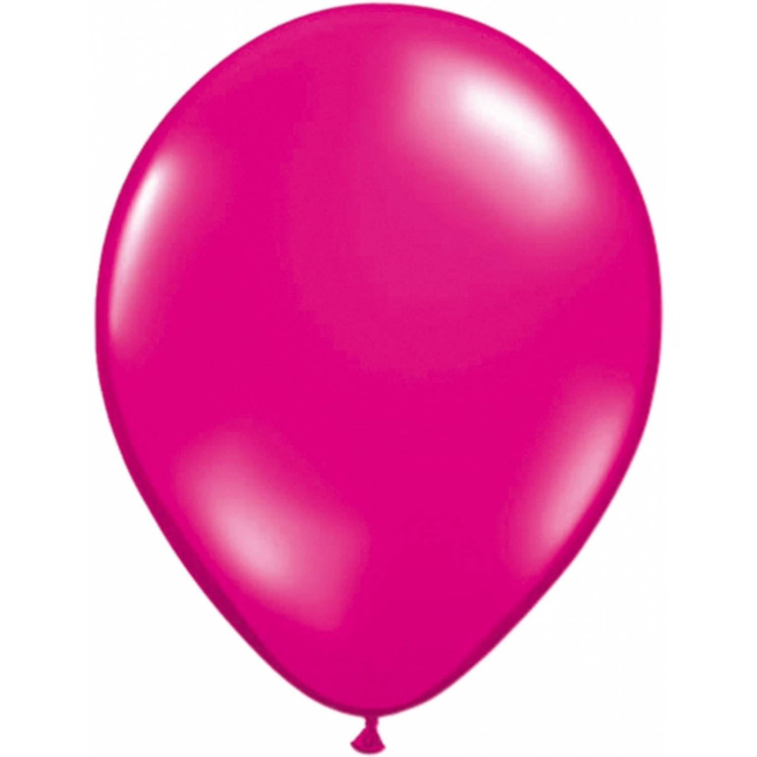 Ballonnen magenta roze 50 stuks - Ballonnen