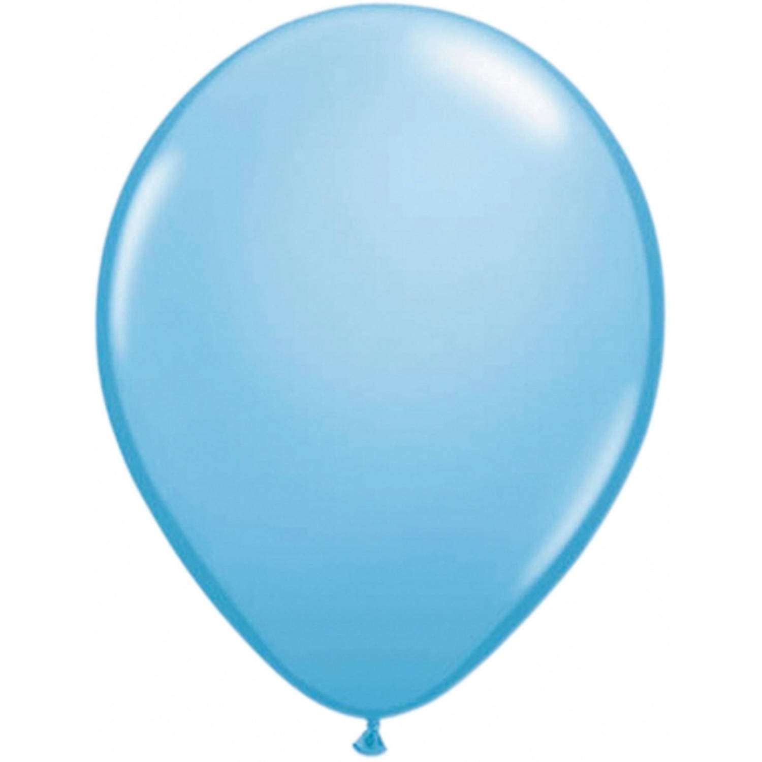 Ballonnen lichtblauw 50x stuks - Ballonnen