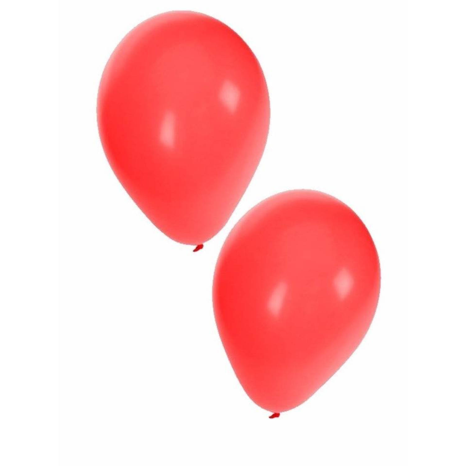 Rode ballonnen 15x stuks - Ballonnen |
